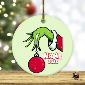 Grinch Hand Christmas Ornament