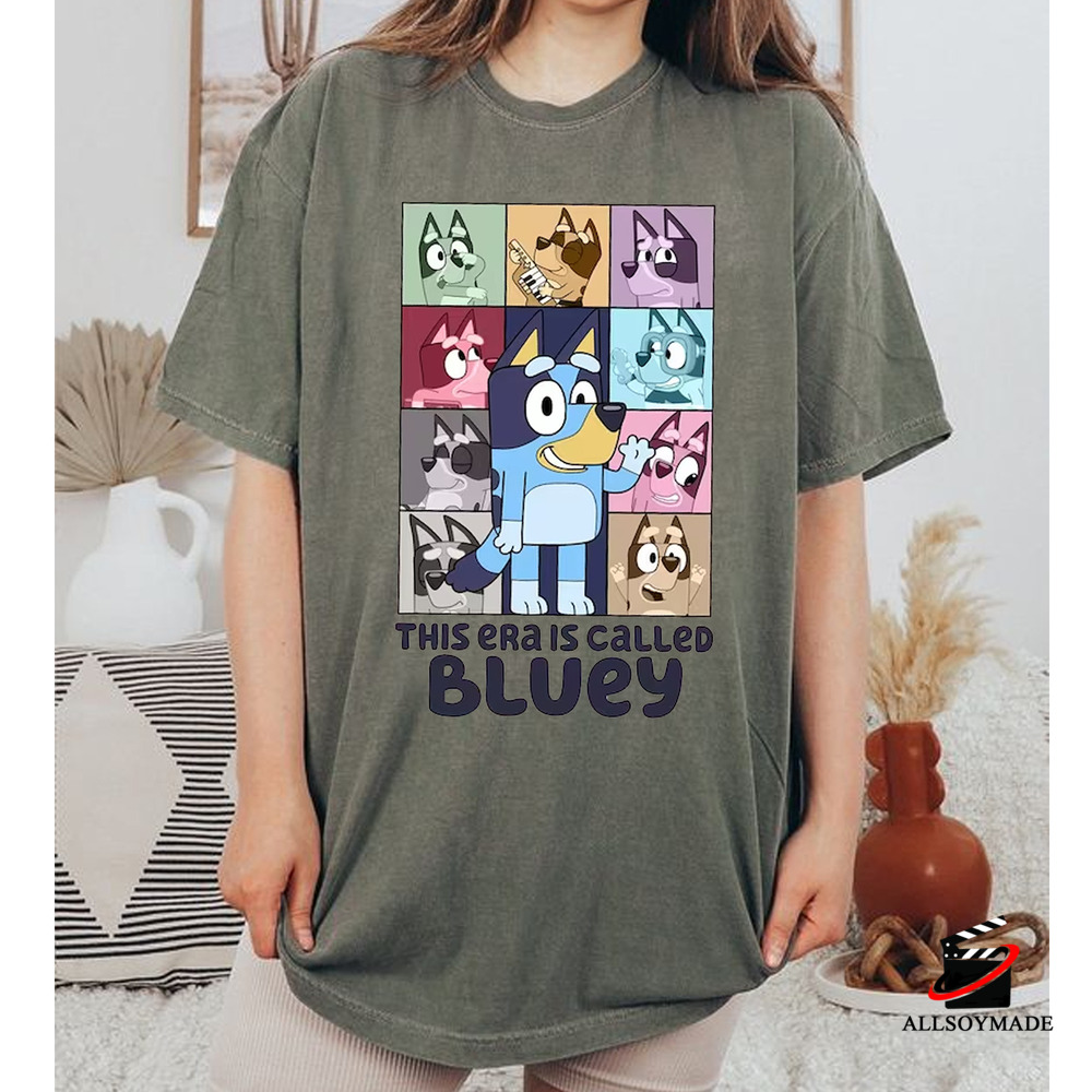 Bluey Inspired Toy Names Unisex Soft T-shirt Bluey Dad Shirt Bluey