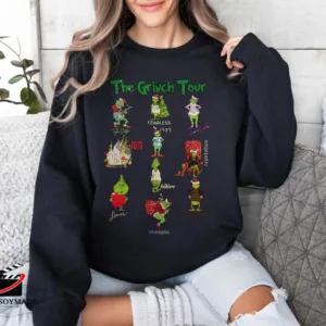Grinch Tour Sweatshirt, Grinch Christmas Sweatshirt