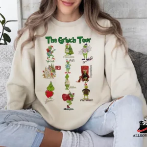 Grinch Tour Sweatshirt, Grinch Christmas Sweatshirt