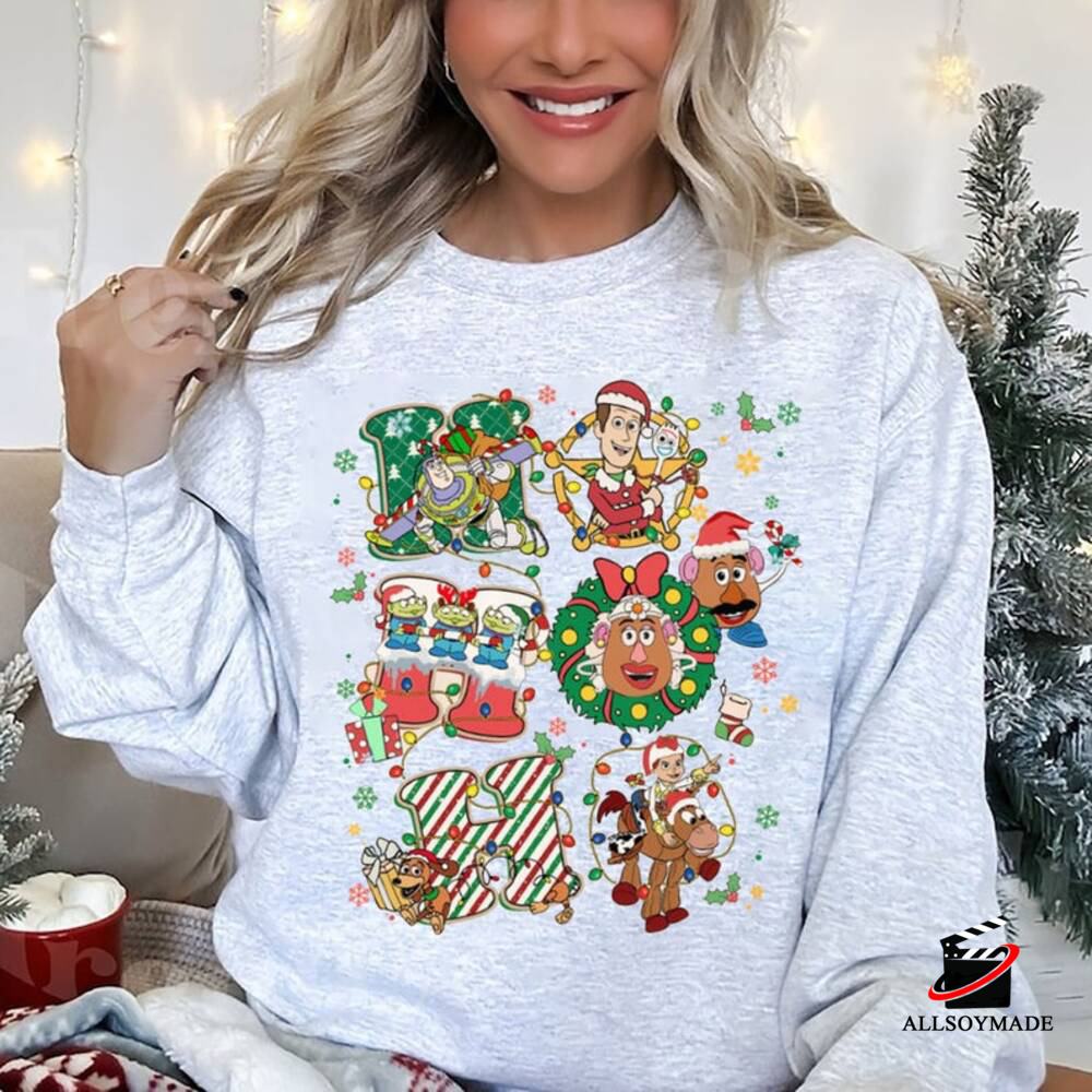 Disney Stitch Santa Christmas Light Sweatshirt - Allsoymade
