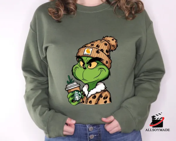 Grinch Boujee Christmas Sweatshirt