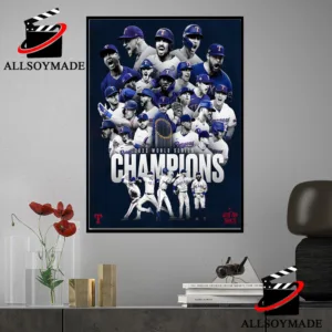 The Texas Rangers World Series Champions Poster Wall Art