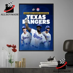 Cheap The Texas Rangers World Series Champions Poster Decor
