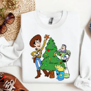 Christmas Toy Story Sweatshirt, Toy Story Christmas Tree Shirt