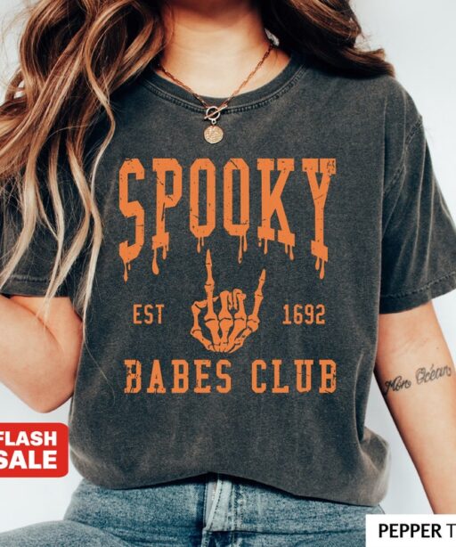 Spooky Skeleton Halloween Shirt