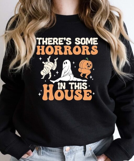 Halloween There's Some Horrors In This House Shirt