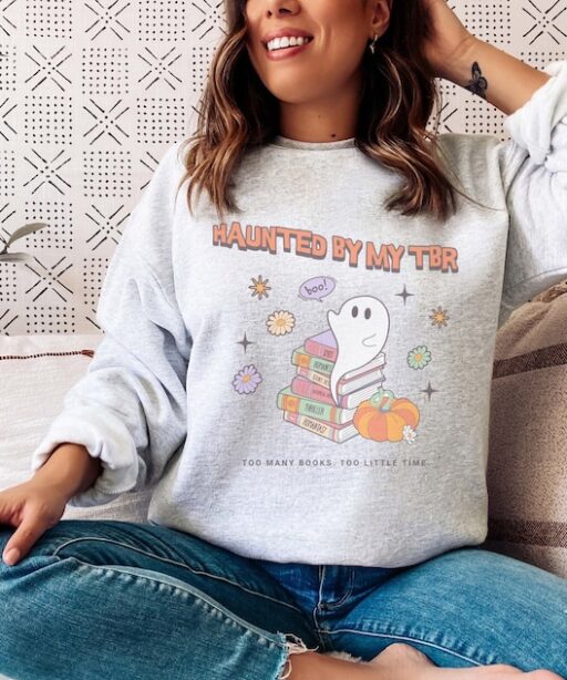 Halloween Ghost Reading Shirt