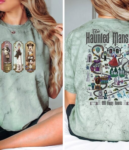 Haunted Mansion Front and Back Shirt