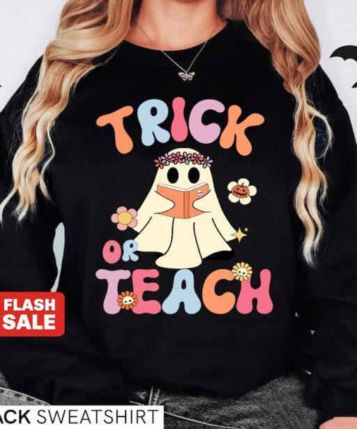 Halloween Teacher Trick or Teach Shirt