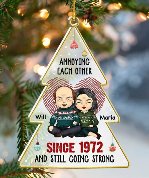 Personalized Annoying Each Other & Still Going Strong Ornament