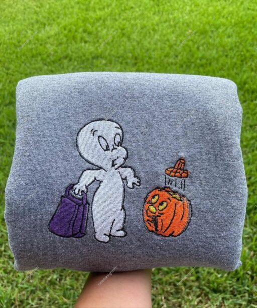 Casper Ghost Embroidered Shirt