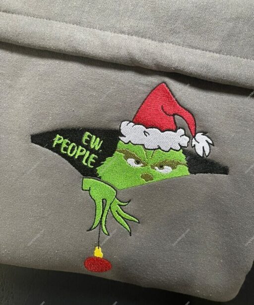 Ew People Grinch embroidered shirt