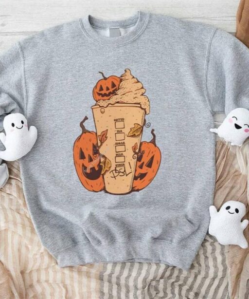 Fall Pumpkin Coffee Shirt