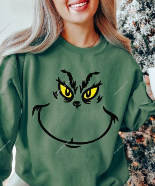 Grinch Face shirt