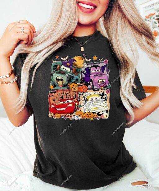 Halloween Disney Cars Shirt