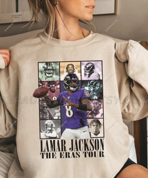 Lamar Jackson The Eras Tour Shirt