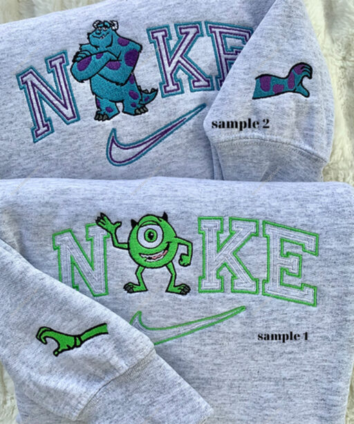 Mike and Sully Monsters Embroidered Shirt