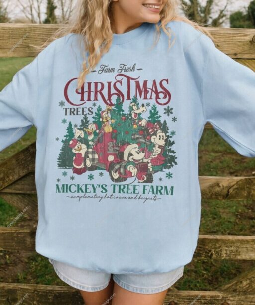 Retro Disney Farm Fresh Christmas Shirt