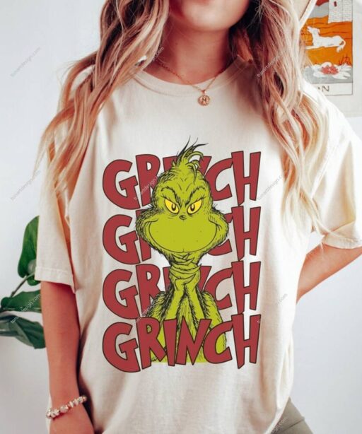 Retro Grinch Christmas Shirt