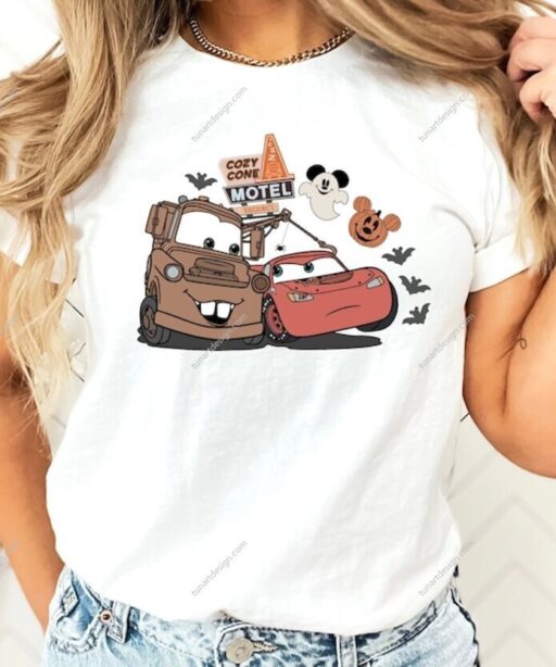 Retro Lightning McQueen Halloween Shirt