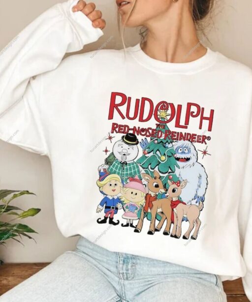 Rudolph The Red Nosed Reindeer Christmas Shirt