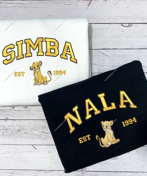 Simba and Nala Couple Shirt