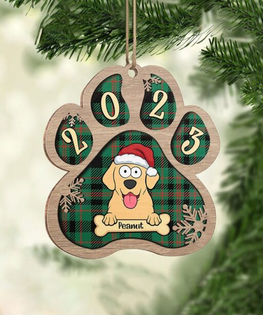 Personalized Dog Christmas Ornament