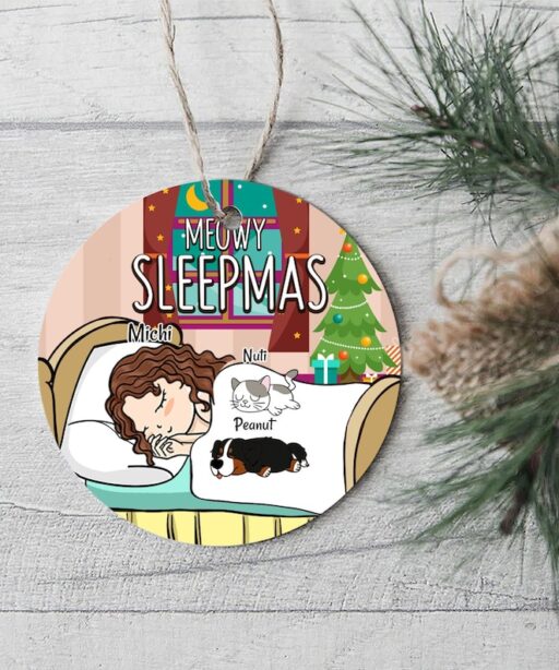 Meowy Sleepmas Ornament