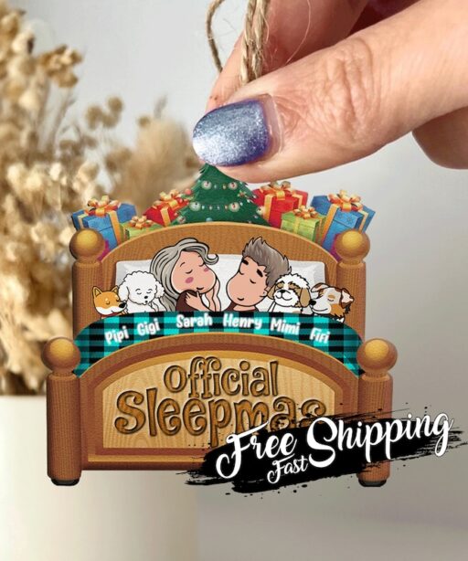 Official Sleepmas For Dogs Lover Ornament