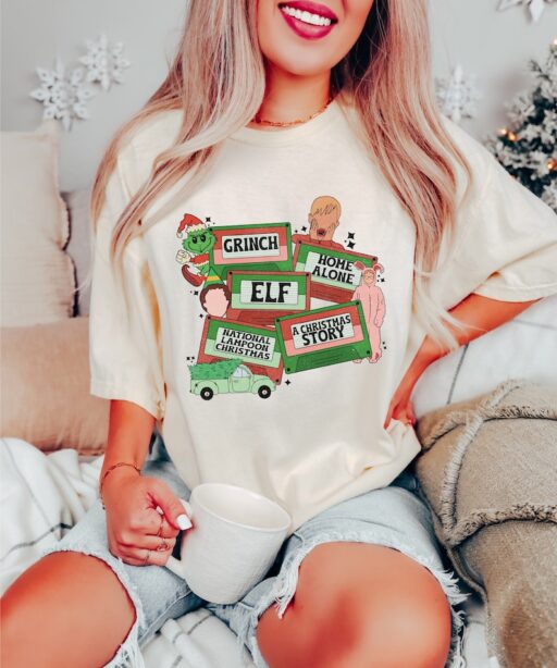 Christmas Movie Retro Caset Shirt