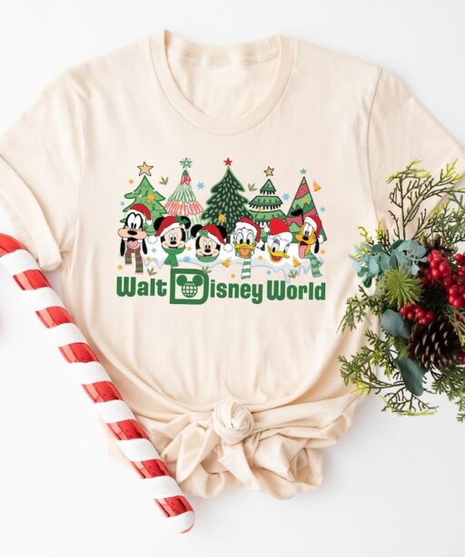 Vintage Walt Disney World Christmas Shirt