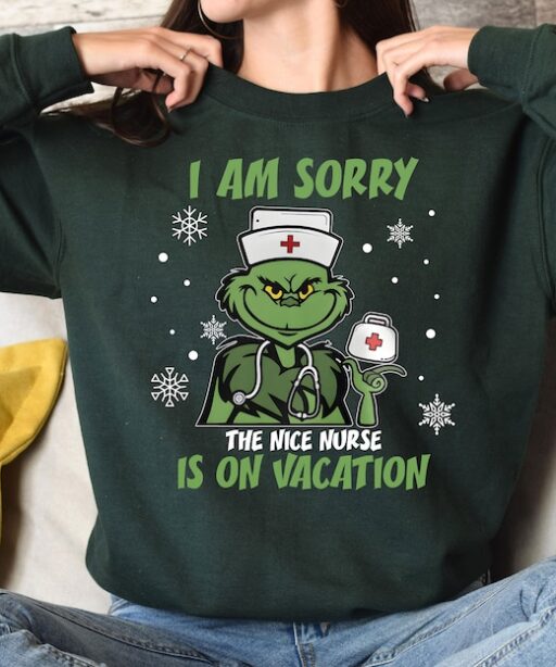 Grinch Nurse Shirt
