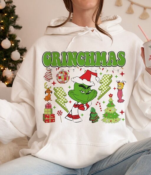 Retro Grinch Christmas Shirt