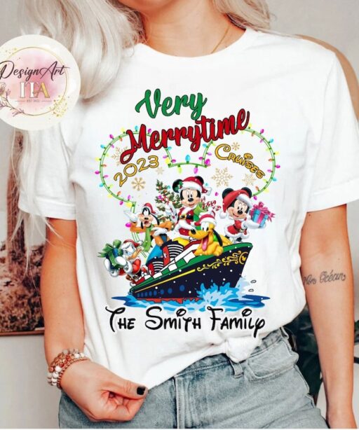 Disney Christmas Cruises 2023 shirt