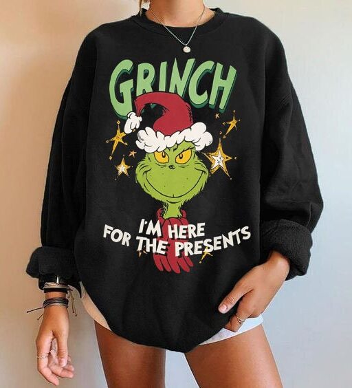 Grinch I'm Here For The Presents Shirt