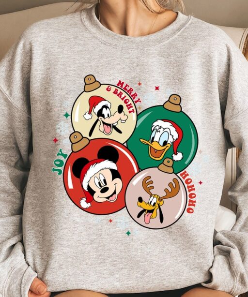 Disney Mickey And Friends Christmas Ball Shirt