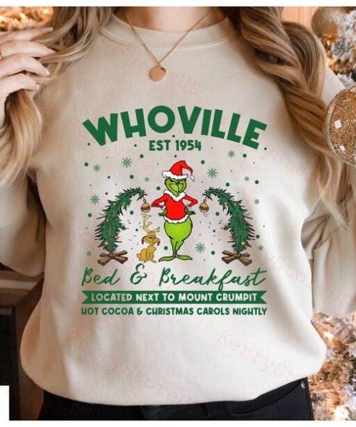 Whoville University Est 1957 Christmas Shirt