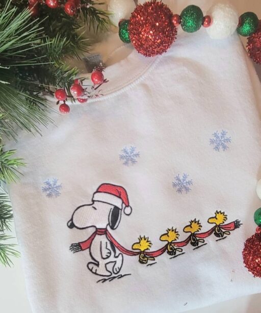 Embroidered Christmas Shirt