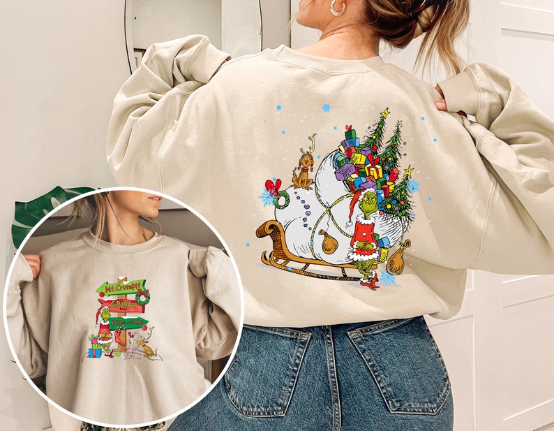 The Grinch Christmas 2 Sided Shirt