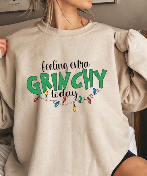 Feeling Extra Grinchy Today Christmas Shirt