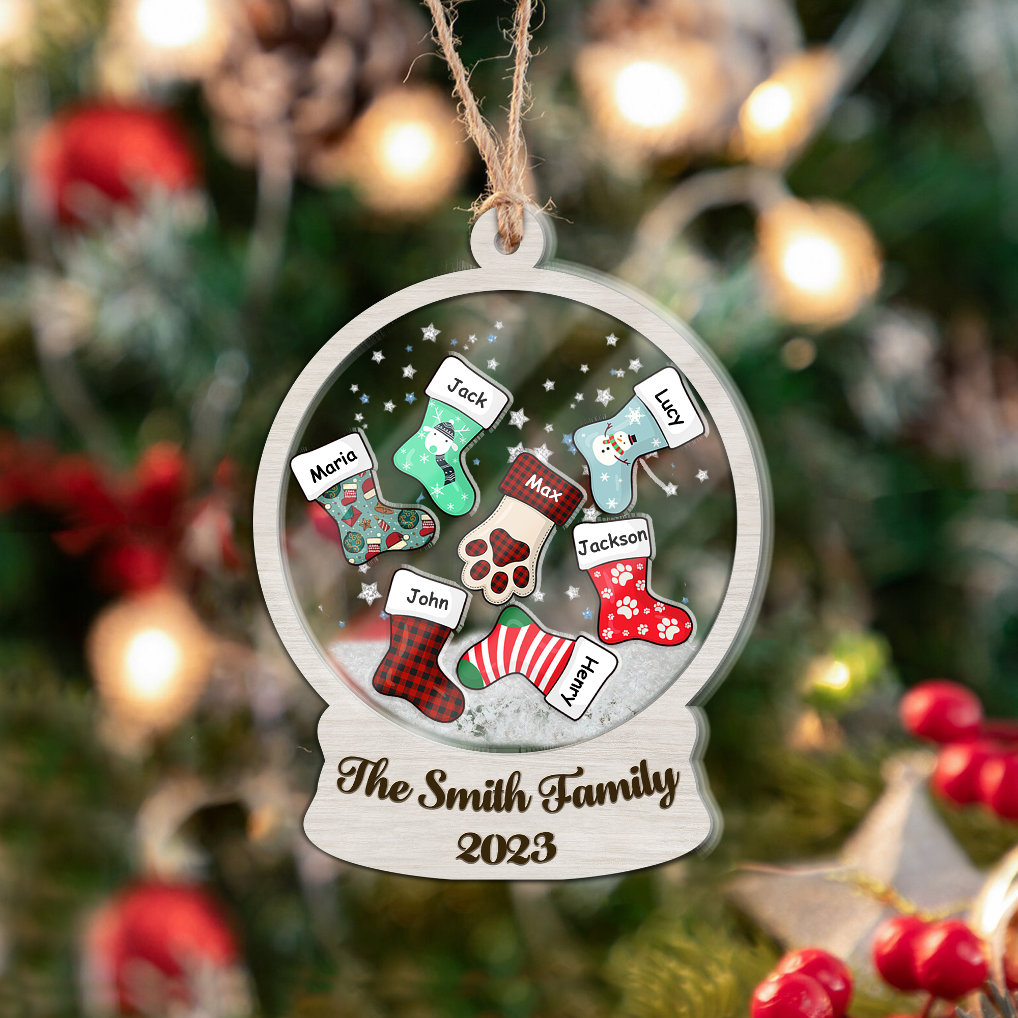 Personalized Family Ornament 2023