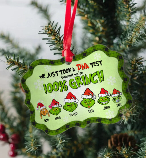 Personalized The Grinch Family Family We Took A Dna Test Turn Out We Are 100% Naughty Shirt