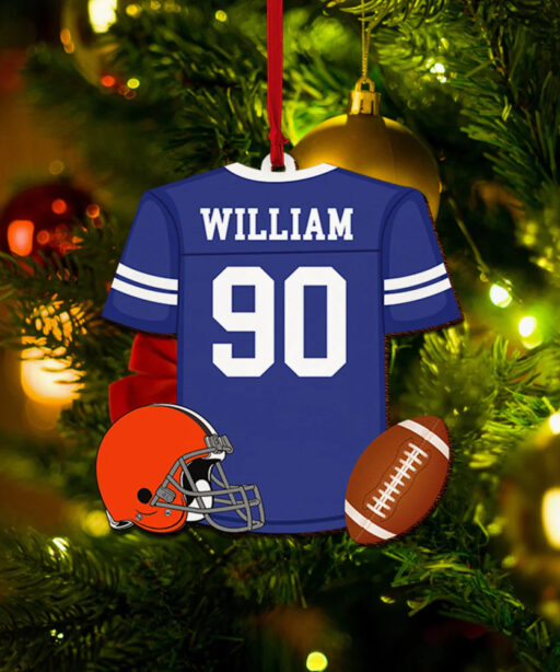 Personalized Football Player Outfit Ornament