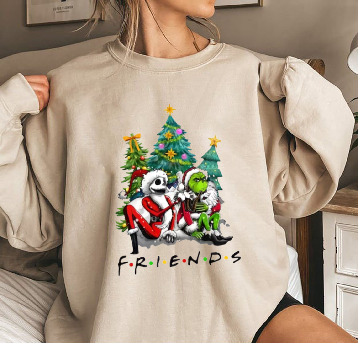 Vintage Grinch Friends Christmas Shirt