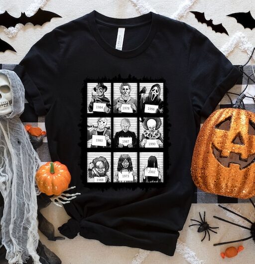 Horror Movie Characters Halloween Shirt