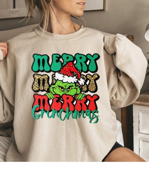 Merry Merry Merry Grinchmas Shirt