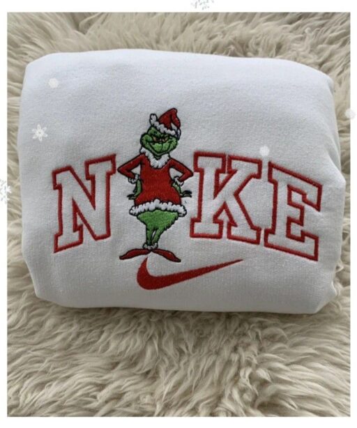 NIKE Grinchmas Embroidered Shirt