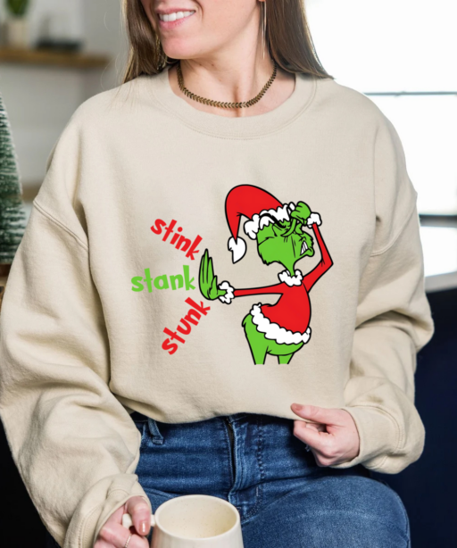 Grinch Stink Stank Stunk Christmas Shirt