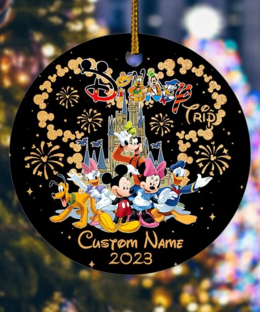 Personalized Disney Mickey Mouse Ornament